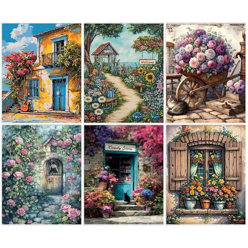 GATYZTORY Landscape Painting by numbers Handmade Canvas painting House Scenery DIY Drawing by numbers Unique Gift Home decor
GATYZTORY Landscape Painting by numbers Handmade Canvas painting House Scenery DIY Drawing by numbers Unique Gift Home decor