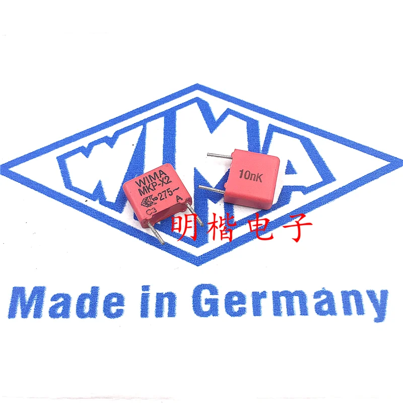 10PCS/30PCS Germany Capacitor WIMA MKP-X2 275VAC 0.01UF 275V103 10NF Pitch 7.5mm FREE SHIPPING
10PCS/30PCS Germany Capacitor WIMA MKP-X2 275VAC 0.01UF 275V103 10NF Pitch 7.5mm FREE SHIPPING