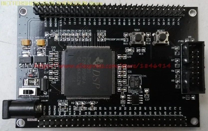 DSP TMS320F28335 minimum system board board
DSP TMS320F28335 minimum system board board