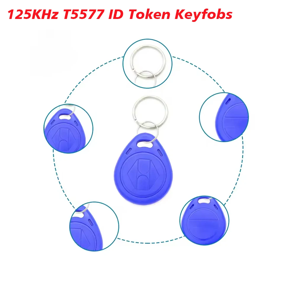 10/30Pc 125KHz T5577 ID Token Keyfobs ID Key Card Access Control Key Tags Rewritable 125KHz RFID Tag Proximity ID Token Keyfobs
10/30Pc 125KHz T5577 ID Token Keyfobs ID Key Card Access Control Key Tags Rewritable 125KHz RFID Tag Proximity ID Token Keyfobs
