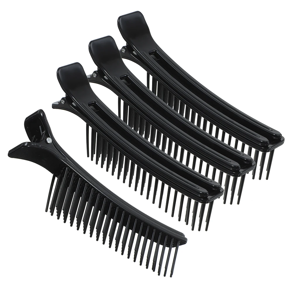 4pcs Hair Styling Clips Sectioning Tools Non-slip Grip Salon Professional Black Color Hairdresser Accessories Trendy Stylish
4pcs Hair Styling Clips Sectioning Tools Non-slip Grip Salon Professional Black Color Hairdresser Accessories Trendy Stylish