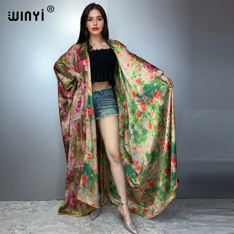 WINYI Hand-rolled kimono Bohemian Retro print Cardigan Beach Wear Cover up elegant party dress abaya dubai luxury muslim woman
WINYI Hand-rolled kimono Bohemian Retro print Cardigan Beach Wear Cover up elegant party dress abaya dubai luxury muslim woman
