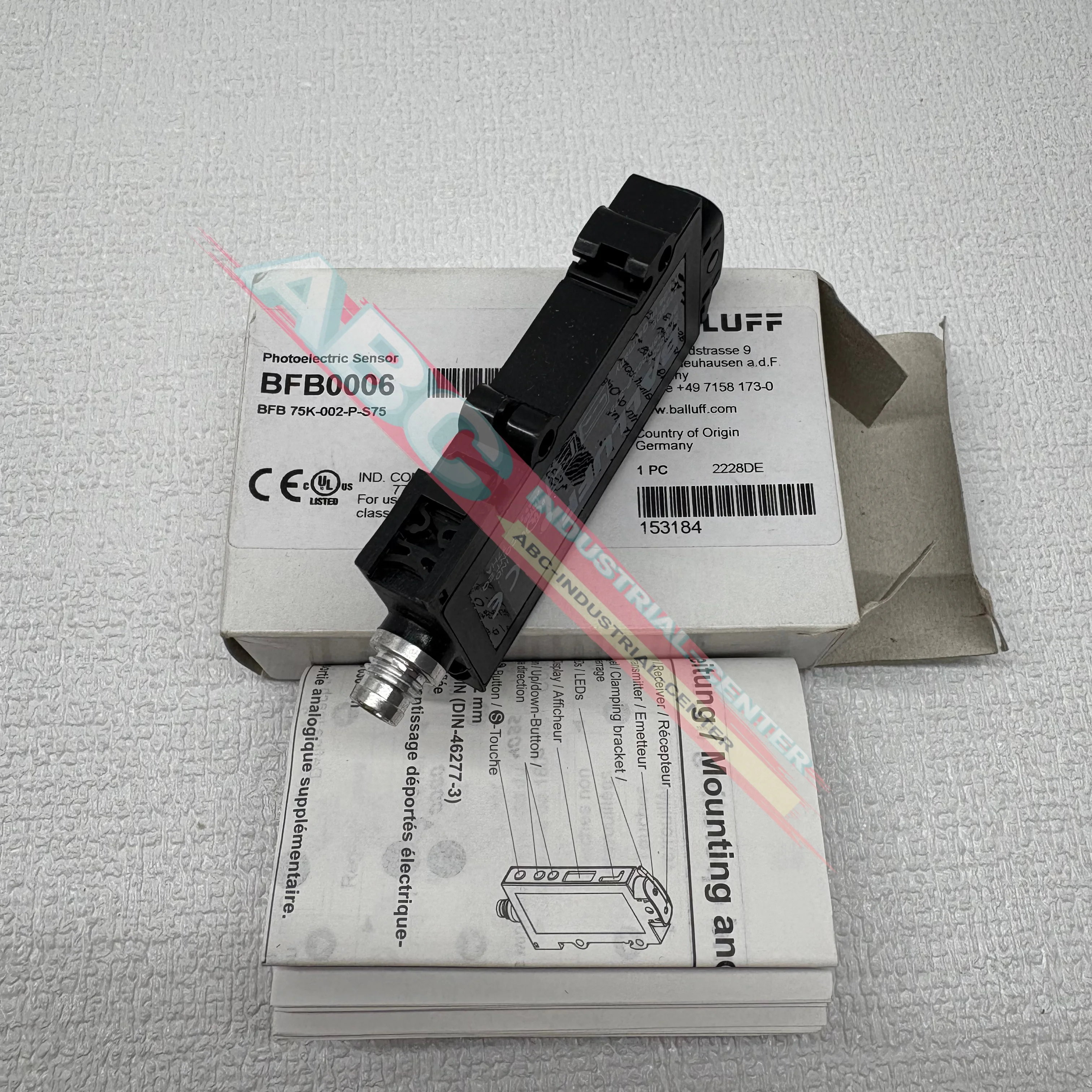 BFB0006 BFB75K-002-P-S75 Optical fiber amplifier 100%NEW
BFB0006 BFB75K-002-P-S75 Optical fiber amplifier 100%NEW