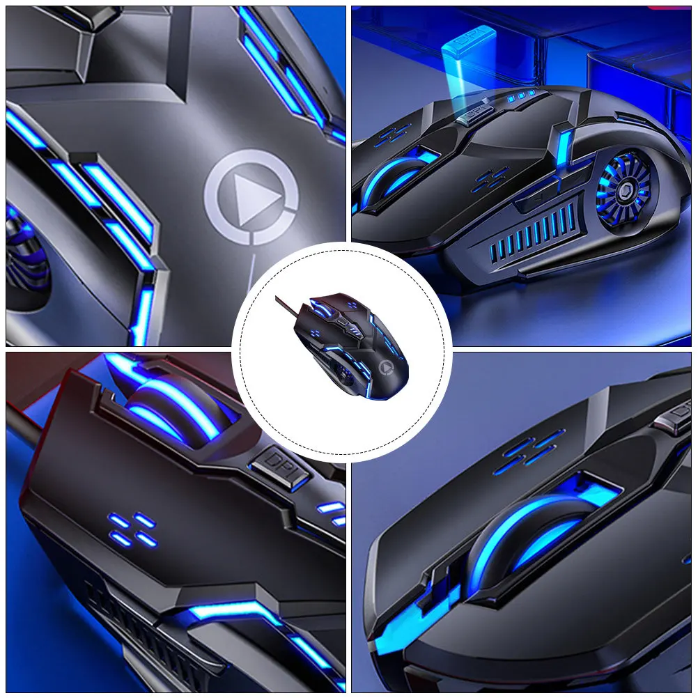 1Pcs Gaming Mouse Wired Ergonomic Skin-Like Surface 6D Keys 7-Color Breathing Light 4-Level Dpi Adjustable Silent Mute Computer
1Pcs Gaming Mouse Wired Ergonomic Skin-Like Surface 6D Keys 7-Color Breathing Light 4-Level Dpi Adjustable Silent Mute Computer