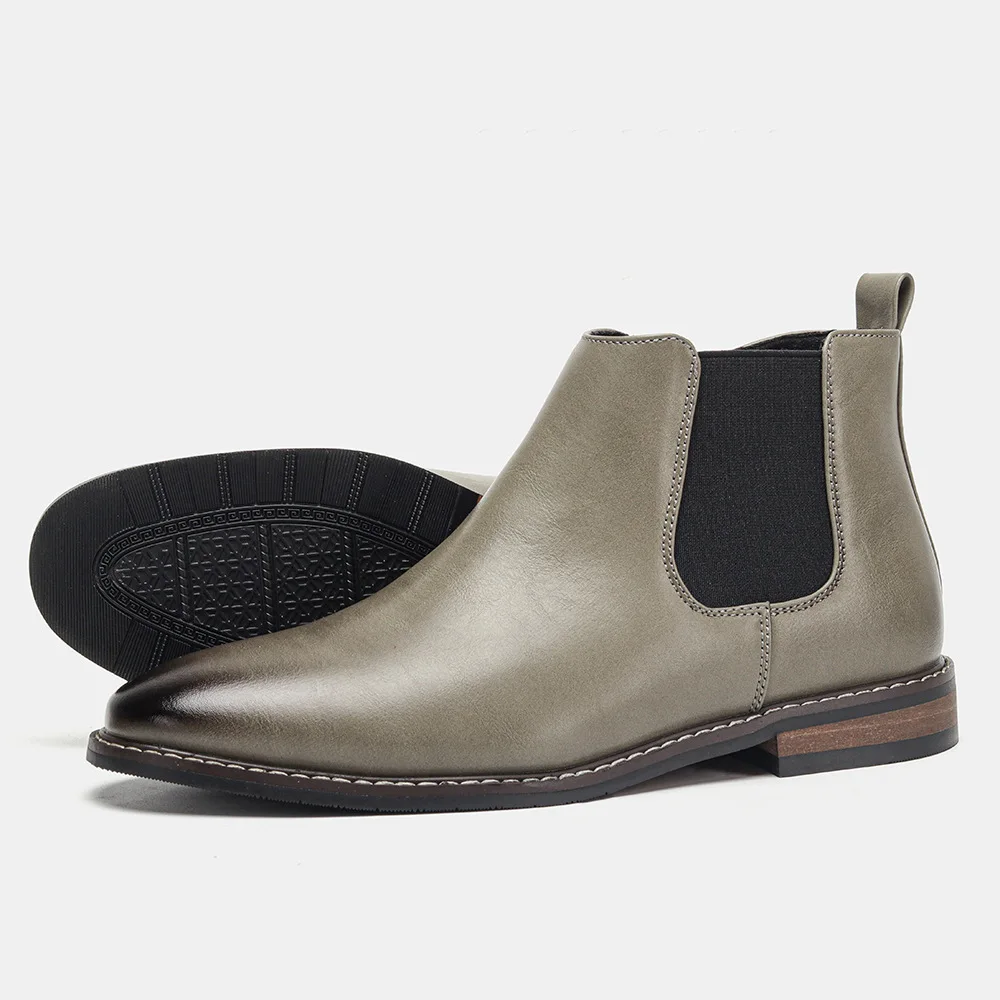 Retro Briti Sle Chelsea Boots Men's Busin Side Zipper Trendy Autumn Collection Leather Boots Breathable Comfortable Ru...
Retro Briti Sle Chelsea Boots Men's Busin Side Zipper Trendy Autumn Collection Leather Boots Breathable Comfortable Ru...