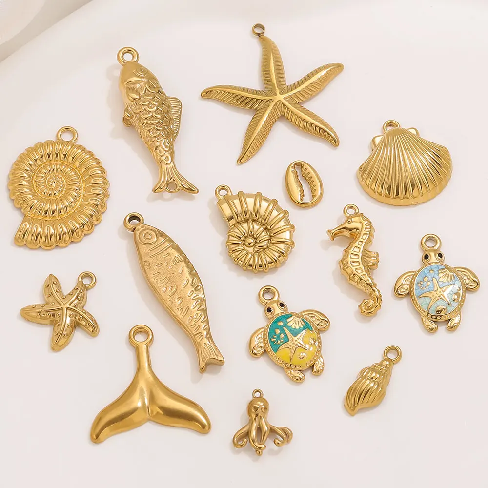 5pcs Golden Stainless Steel Pendants DIY Jewelry Accessories Connectors for Women's Necklace Earring Making Jewelery Materials
5pcs Golden Stainless Steel Pendants DIY Jewelry Accessories Connectors for Women's Necklace Earring Making Jewelery Materials