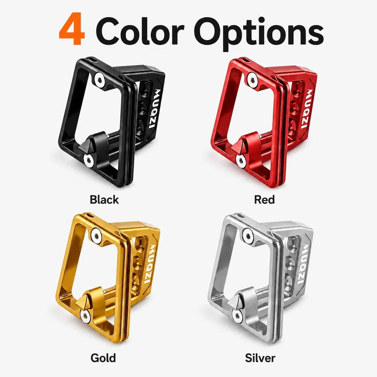MUQZI Brompton Folding Bike Front Rack Mount Bracket 3 Hole Split Pig Nose Holder Aluminum Alloy Front Carrier Block Adapter Kit
MUQZI Brompton Folding Bike Front Rack Mount Bracket 3 Hole Split Pig Nose Holder Aluminum Alloy Front Carrier Block Adapter Kit
