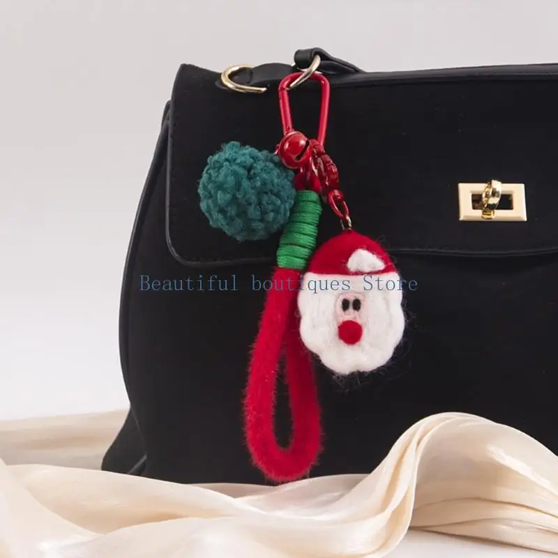 U4LF Festival Santa Star Keyring Soft Plush Holiday Decoration Gift Accessory for Christmas
U4LF Festival Santa Star Keyring Soft Plush Holiday Decoration Gift Accessory for Christmas