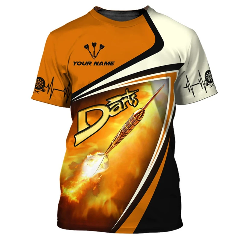 Custom Name 3D Printed Darts Graphic Tshirt For Men Women Personalized Bar Entertainment Darts Club Short Sleeve O Neck T Shirts
Custom Name 3D Printed Darts Graphic Tshirt For Men Women Personalized Bar Entertainment Darts Club Short Sleeve O Neck T Shirts