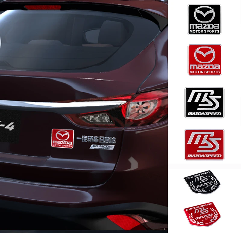 3D Aluminum Car Trunk Body Sticker Auto Emblem Exterior Decals Accessories For Mazda 3 6 Atenza Axela CX-5 CX-8 RX-8 GG GJ MS BK
3D Aluminum Car Trunk Body Sticker Auto Emblem Exterior Decals Accessories For Mazda 3 6 Atenza Axela CX-5 CX-8 RX-8 GG GJ MS BK
