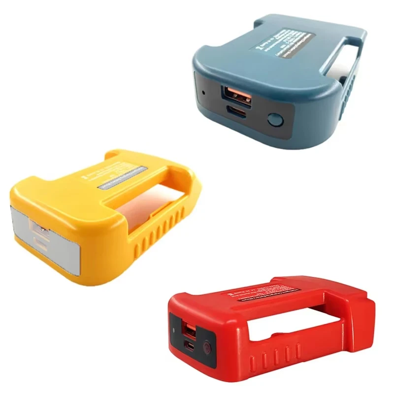 Усовершенствованный USB-адаптер для зарядки аккумуляторов Makita, Dewal, Milwaukee, 18В Li-ion с/без держателя для аккумуляторов USB Type-C, быстрая зарядка.
Усовершенствованный USB-адаптер для зарядки аккумуляторов Makita, Dewal, Milwaukee, 18В Li-ion с/без держателя для аккумуляторов USB Type-C, быстрая зарядка.