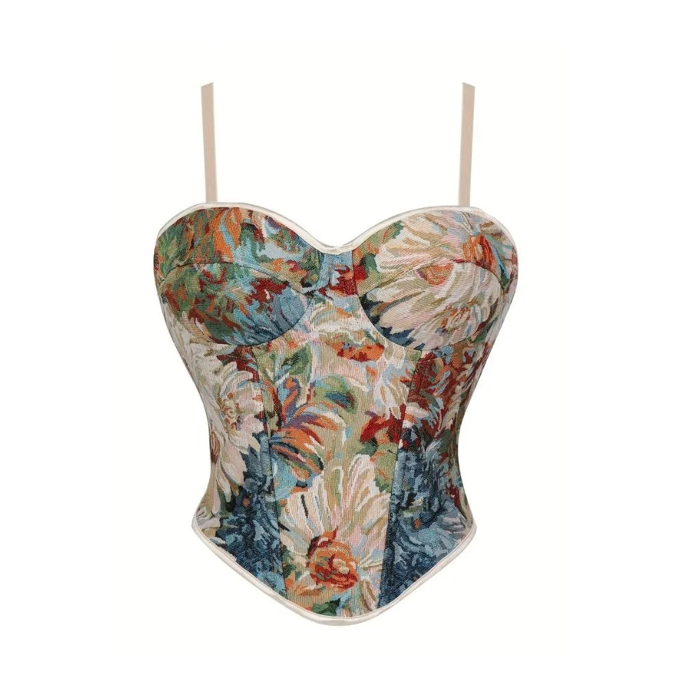 Lenceria Bodys Sexy Mujer Corset Mujer Para Vestir Multicolor Women's Cross-Back Strapless Shaping Top with Underbust Support
Lenceria Bodys Sexy Mujer Corset Mujer Para Vestir Multicolor Women's Cross-Back Strapless Shaping Top with Underbust Support