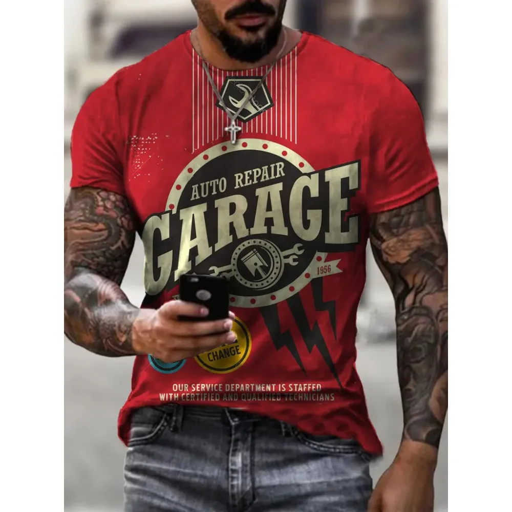 New Men's Vintage T Shirt For Men 3d Oversized Retro Graphics Street Tshirt Men Clothing T-shirts Car Tees Summer Apparel Top
New Men's Vintage T Shirt For Men 3d Oversized Retro Graphics Street Tshirt Men Clothing T-shirts Car Tees Summer Apparel Top