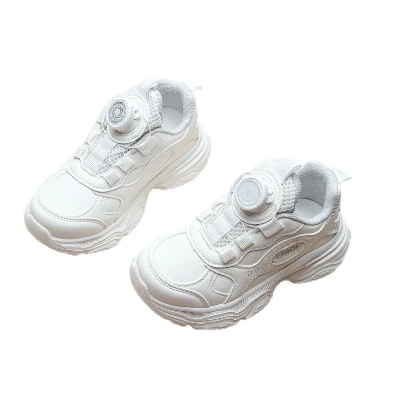 Children's Sports Shoes 2025 Autumn New Boy Girls Rotating Button Dad Shoes Kid Toddler Fashionable All-match Casual White Shoes
Children's Sports Shoes 2025 Autumn New Boy Girls Rotating Button Dad Shoes Kid Toddler Fashionable All-match Casual White Shoes