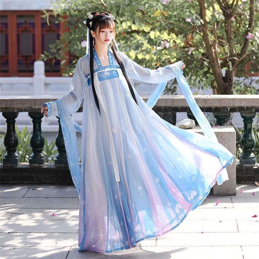 Beautiful Hanfu Traditional Dress Women Ancient Chinese Princess Cosplay Costume for Party Vestido Embroidery Fairy Hanfu Sets
Beautiful Hanfu Traditional Dress Women Ancient Chinese Princess Cosplay Costume for Party Vestido Embroidery Fairy Hanfu Sets