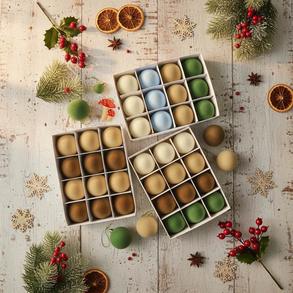 Velvet Flocked Christmas Ball Ornaments, Multi-Size 3/6/8 Cm, Multi-Color Set With Box For Tree Decor Wreath And Party
Velvet Flocked Christmas Ball Ornaments, Multi-Size 3/6/8 Cm, Multi-Color Set With Box For Tree Decor Wreath And Party