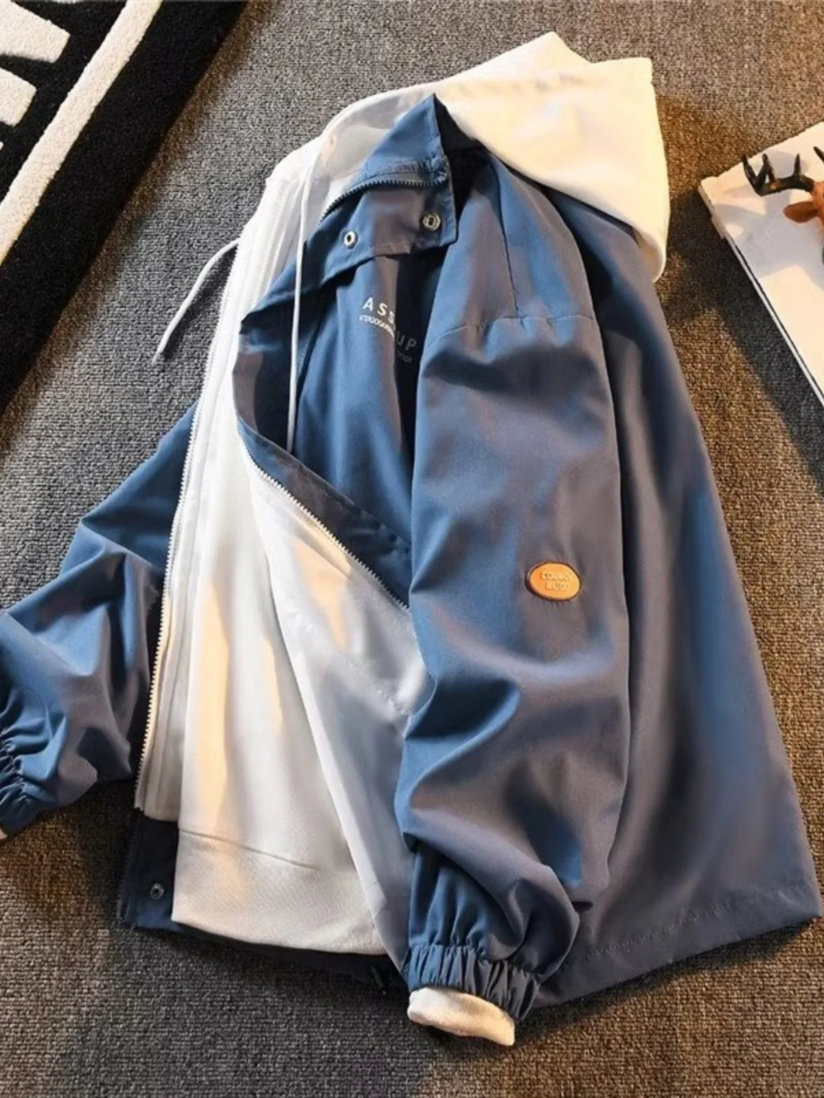 Loose Men's Hoodie Jaet Spring Autumn Workwear Casual Sle ular Brand Youthful Long Sve Outdoor Windbreaker
Loose Men's Hoodie Jaet Spring Autumn Workwear Casual Sle ular Brand Youthful Long Sve Outdoor Windbreaker