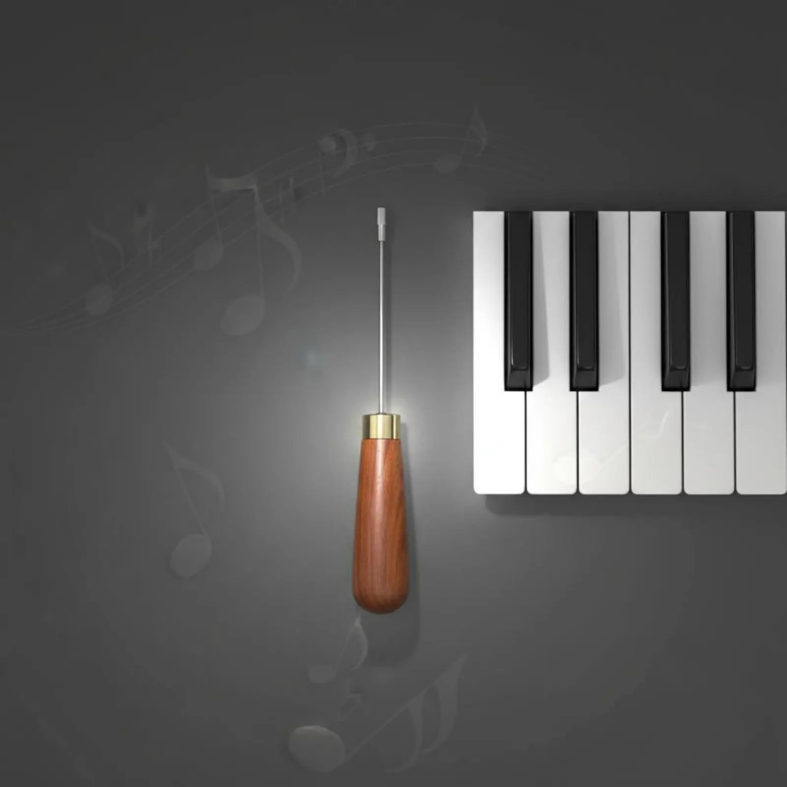 Grand Piano Tuning Lever Wooden Handle Piano Tuning Lever Instrument Maintenance Long Metal Shaft Repair Tool High Hardness
Grand Piano Tuning Lever Wooden Handle Piano Tuning Lever Instrument Maintenance Long Metal Shaft Repair Tool High Hardness