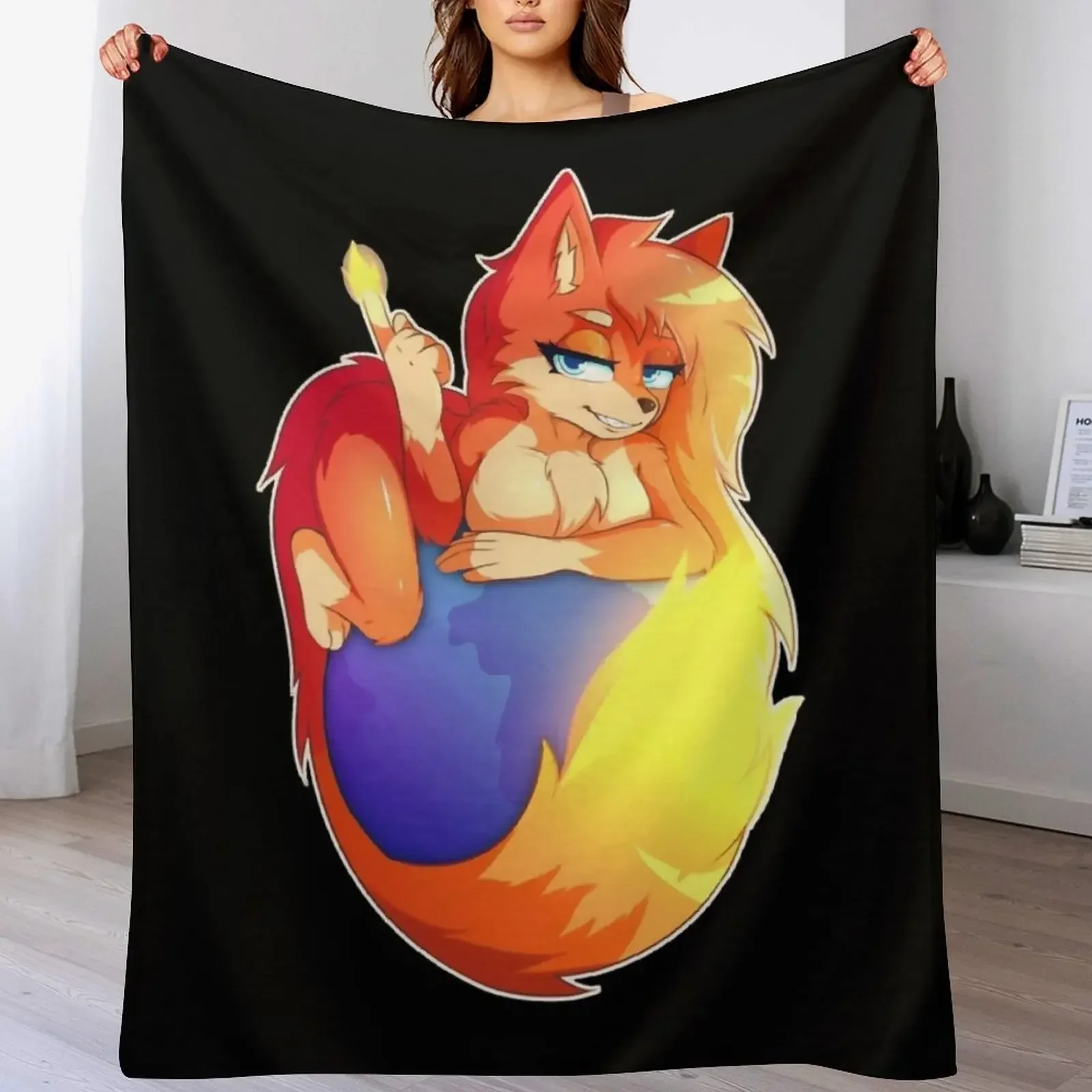 FireFox Furry Throw Blanket Fade Resistant Durable Throw Blanket
FireFox Furry Throw Blanket Fade Resistant Durable Throw Blanket