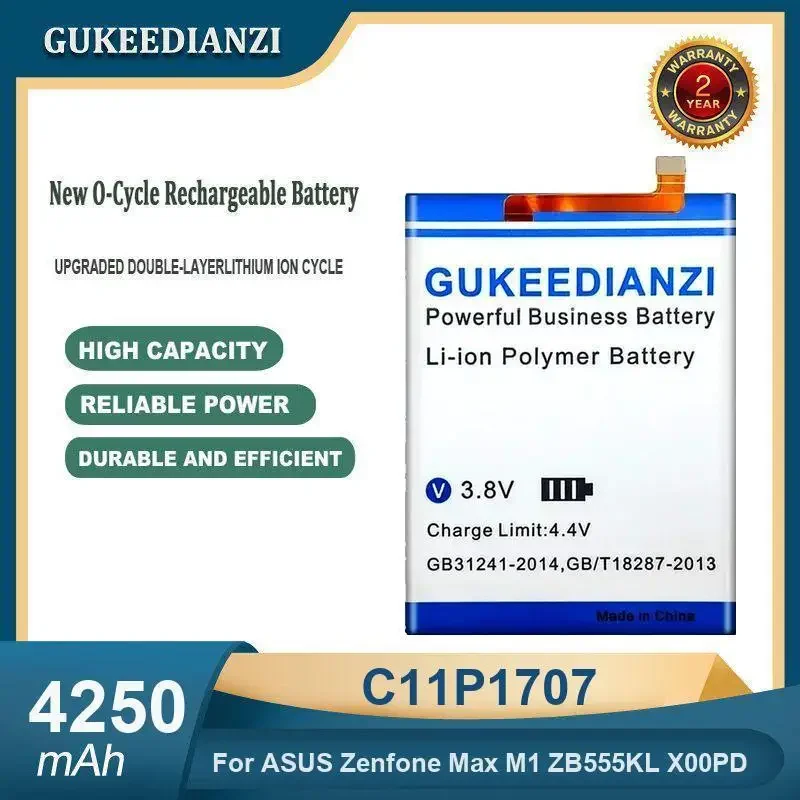 High Capacity 4250mAh C11P1707 Mobile Phone Battery For ASUS Zenfone Max M1 ZB555KL X00PD
High Capacity 4250mAh C11P1707 Mobile Phone Battery For ASUS Zenfone Max M1 ZB555KL X00PD