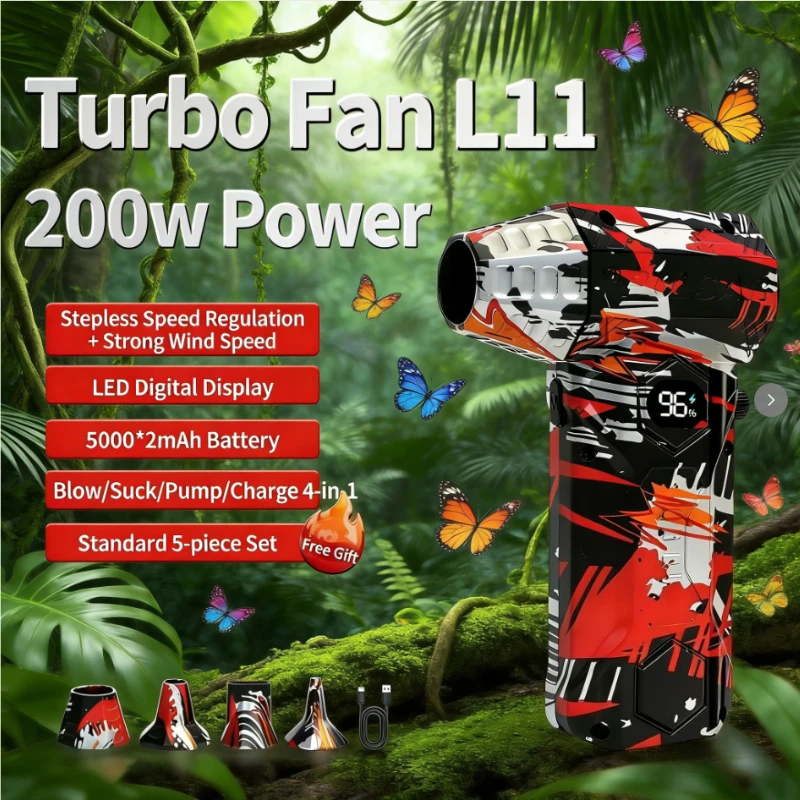 Бесщеточный пылесос L11, 450000 об/мин: 53 м/с, турбоструйный воздуходувка с сильным ветром, тип C
Бесщеточный пылесос L11, 450000 об/мин: 53 м/с, турбоструйный воздуходувка с сильным ветром, тип C