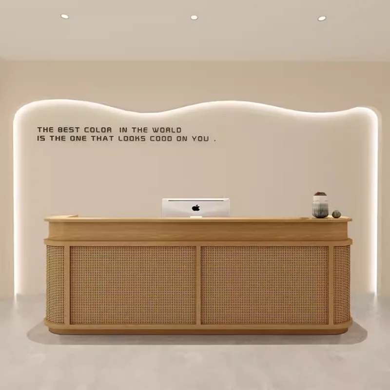 Trendy Aesthetic Reception Desk Counter Decorations Nordic Beauty Office Reception Desk Counter Luxury Modern Salon Furniture
Trendy Aesthetic Reception Desk Counter Decorations Nordic Beauty Office Reception Desk Counter Luxury Modern Salon Furniture