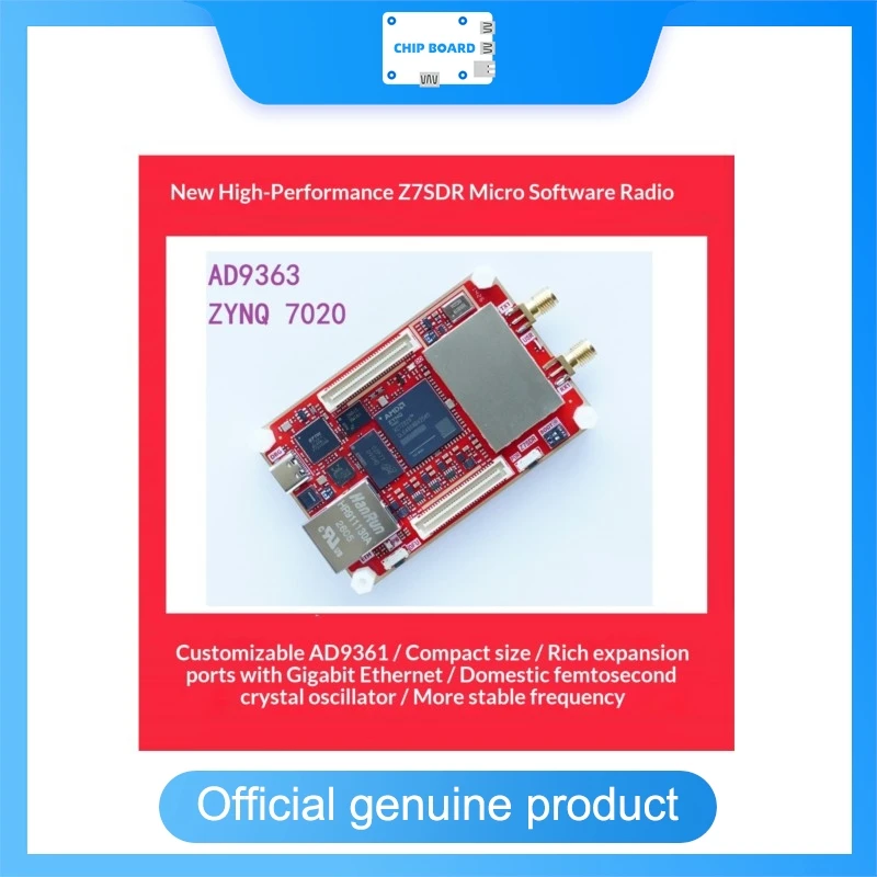 Bochenjingxin AD9363 ADALM-PLUTO PlutoSDR Z7SDRMicro, XC7Z020-2CLG4001 FPGA CPU SDR Platform for Wireless Experimentation
Bochenjingxin AD9363 ADALM-PLUTO PlutoSDR Z7SDRMicro, XC7Z020-2CLG4001 FPGA CPU SDR Platform for Wireless Experimentation