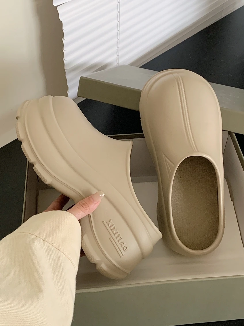 Женские повседневные летние нескользящие тапочки из ЭВА Thi на каблуке, простые спортивные шлепанцы на увеличенной высоте
Женские повседневные летние нескользящие тапочки из ЭВА Thi на каблуке, простые спортивные шлепанцы на увеличенной высоте