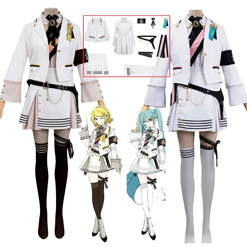 2.5th Project Sekai Colorful Stage Feat Cosplay Anime Rin Cosplay Costume JK White Uniform Sing Party Role Play Outfit for Women
2.5th Project Sekai Colorful Stage Feat Cosplay Anime Rin Cosplay Costume JK White Uniform Sing Party Role Play Outfit for Women