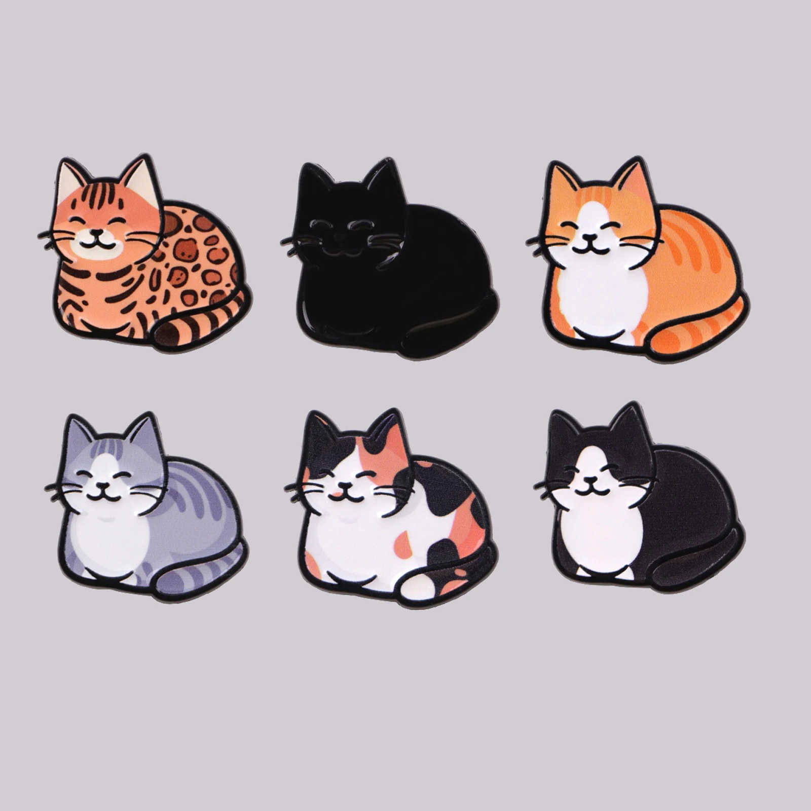 Colorful Cats Enamel Pin Lapel Pins for Backpacks Cute Brooches for Women Animal Jewelry Accessories Friends Gift
Colorful Cats Enamel Pin Lapel Pins for Backpacks Cute Brooches for Women Animal Jewelry Accessories Friends Gift