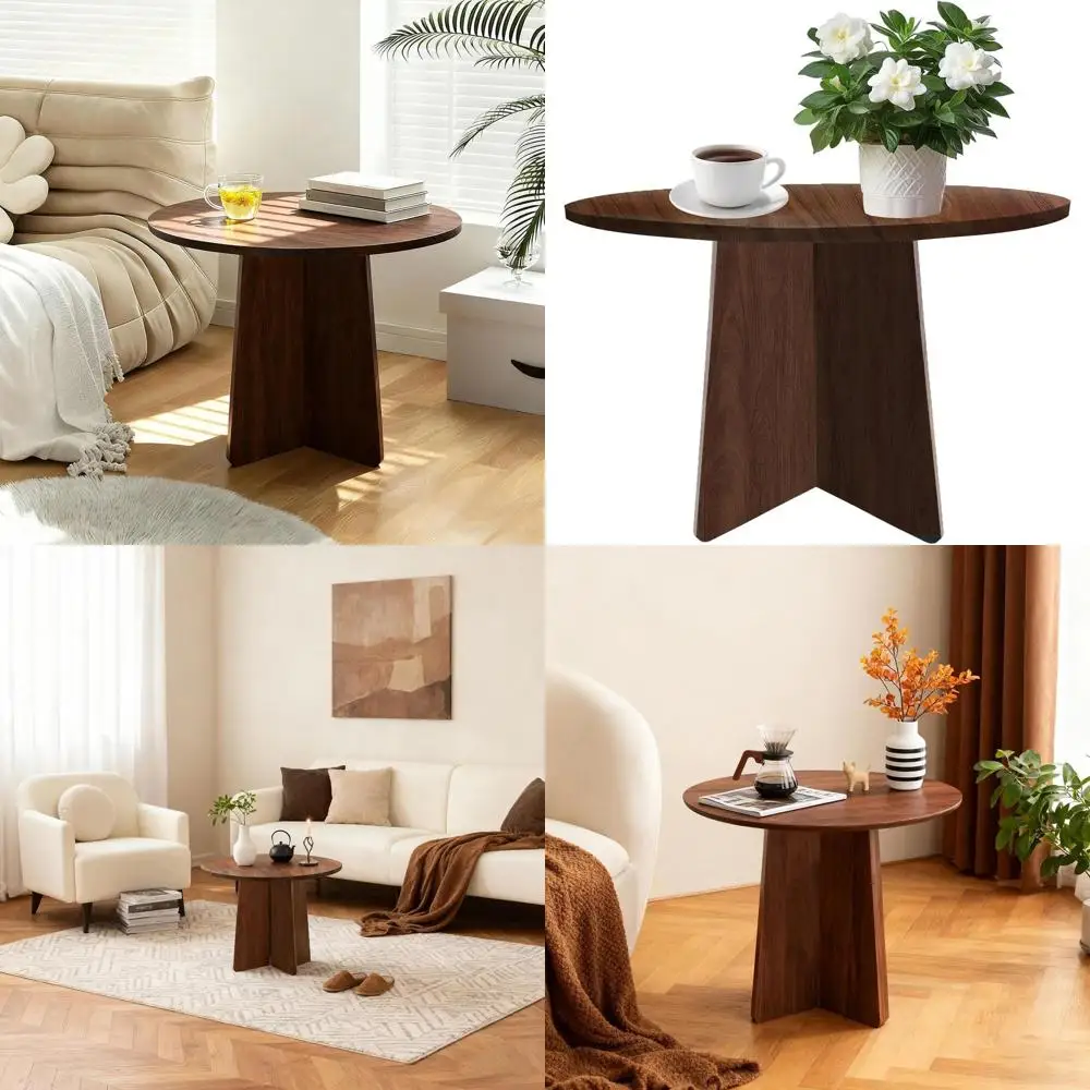 Круглый журнальный столик из орехового дерева в деревенском стиле, идеально подходит для небольших помещений, гостиной, спальни, офиса и многого другого
Круглый журнальный столик из орехового дерева в деревенском стиле, идеально подходит для небольших помещений, гостиной, спальни, офиса и многого другого