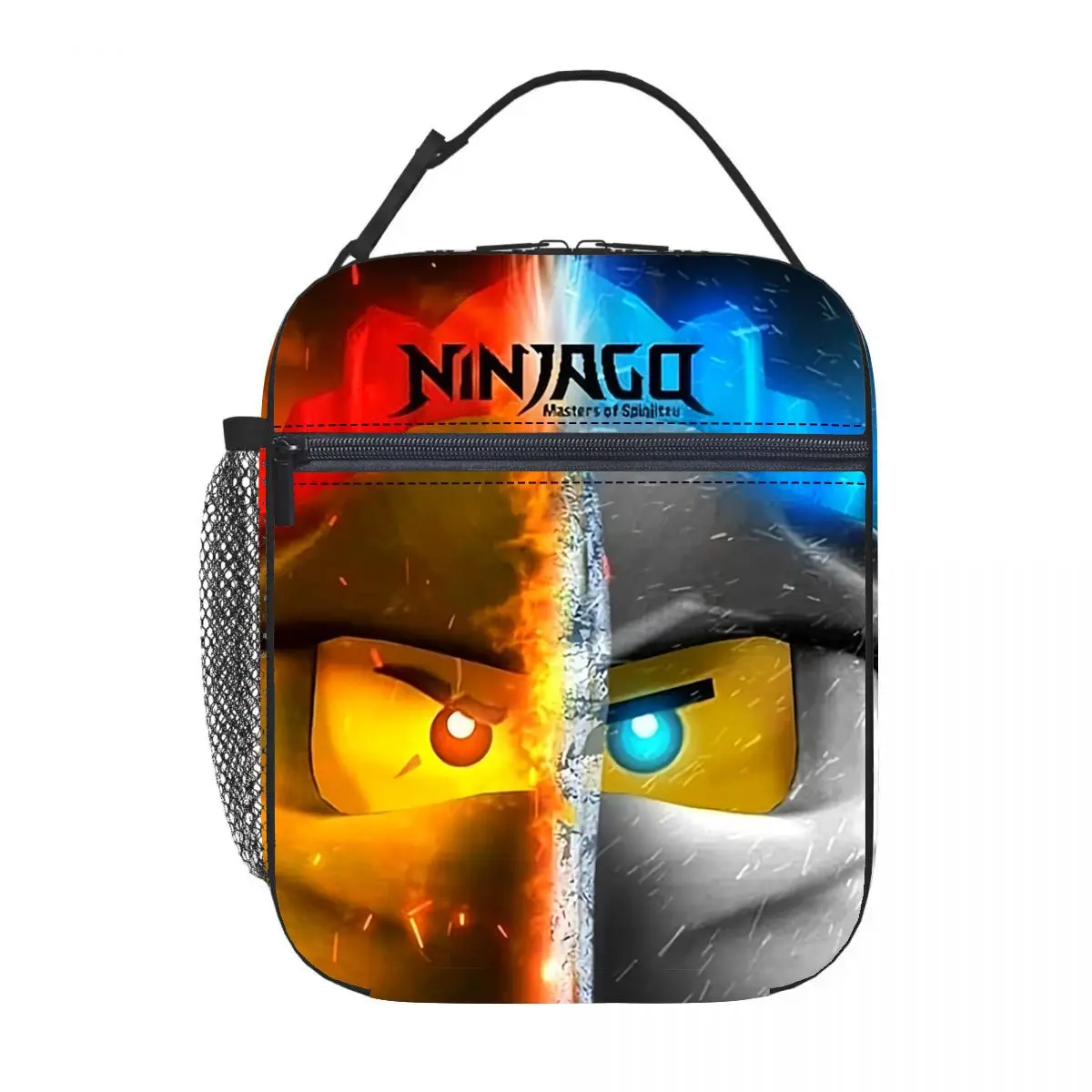Сумка для обеда с мультяшным дизайном Ninja-lego, сумка для обеда с полным принтом для учащихся начальной и средней школы
Сумка для обеда с мультяшным дизайном Ninja-lego, сумка для обеда с полным принтом для учащихся начальной и средней школы