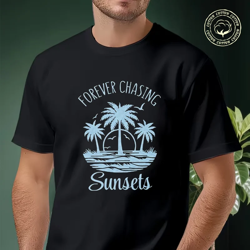 Palm Tree And Sunset Pattern Motorcycle T-Shirt Men Hip Hop Streetwear Unisex Casual Fashionable Short Sleeve Tops Tee
Palm Tree And Sunset Pattern Motorcycle T-Shirt Men Hip Hop Streetwear Unisex Casual Fashionable Short Sleeve Tops Tee