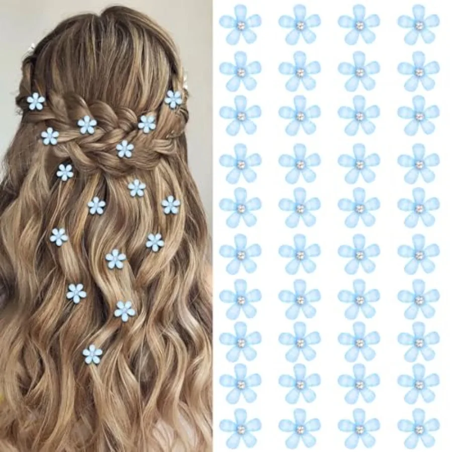 40Pcs Mini Flower Hair Clips with Rhinestone Cute Hair Clips Flower Hair Pins Decorative Hair Clips Wedding Hair Barrettes Brid
40Pcs Mini Flower Hair Clips with Rhinestone Cute Hair Clips Flower Hair Pins Decorative Hair Clips Wedding Hair Barrettes Brid
