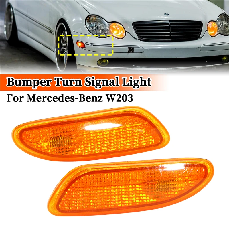 Side Light Turn Signal for Mercedes-Benz C-Class W203 2001-2007 Marker In Bumper Turn Signal Light Replacement Left Right Side
Side Light Turn Signal for Mercedes-Benz C-Class W203 2001-2007 Marker In Bumper Turn Signal Light Replacement Left Right Side