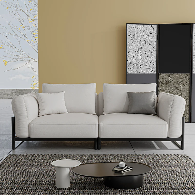 SAT New Design Living Room Furniture Sofa Set Luxury Modern Steel Legs Leather 2 Seater Sofa for Home Use
SAT New Design Living Room Furniture Sofa Set Luxury Modern Steel Legs Leather 2 Seater Sofa for Home Use