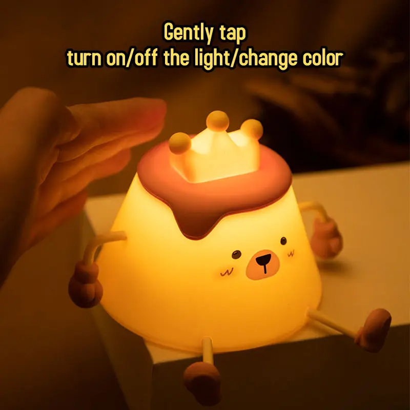 Ночник с изображением медведя-пудинга, сенсорный, перезаряжаемый и таймер, идеально подходит для освещения домашнего декора, отличный выбор подарка, подарок на Рождество и Новый год
Ночник с изображением медведя-пудинга, сенсорный, перезаряжаемый и таймер, идеально подходит для освещения домашнего декора, отличный выбор подарка, подарок на Рождество и Новый год