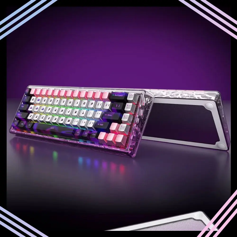 Магнитная игровая клавиатура Ainbell Base68 с нулевыми зонами срабатывания, бесступенчатым сенсорным магнитным переключателем, низкой задержкой, 8000 Гц, RT0.01 мм
Магнитная игровая клавиатура Ainbell Base68 с нулевыми зонами срабатывания, бесступенчатым сенсорным магнитным переключателем, низкой задержкой, 8000 Гц, RT0.01 мм