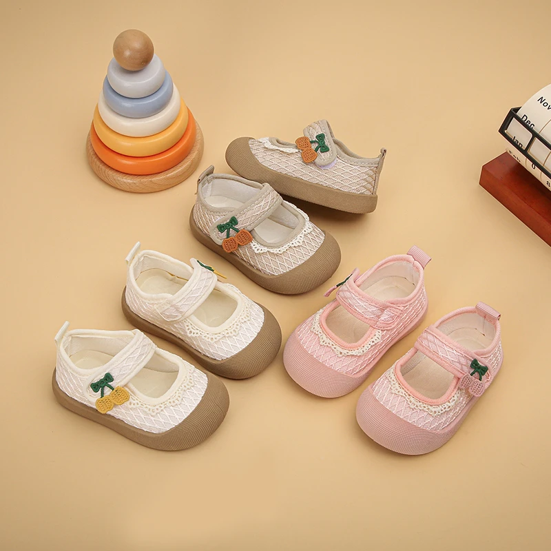 Baby Flat Shoes Cherry Mesh Toddler Casual Shoes Soft Sole 2026 Summer New Kids Girls Princess Fashion Shoes Trendy Non-slip
Baby Flat Shoes Cherry Mesh Toddler Casual Shoes Soft Sole 2026 Summer New Kids Girls Princess Fashion Shoes Trendy Non-slip