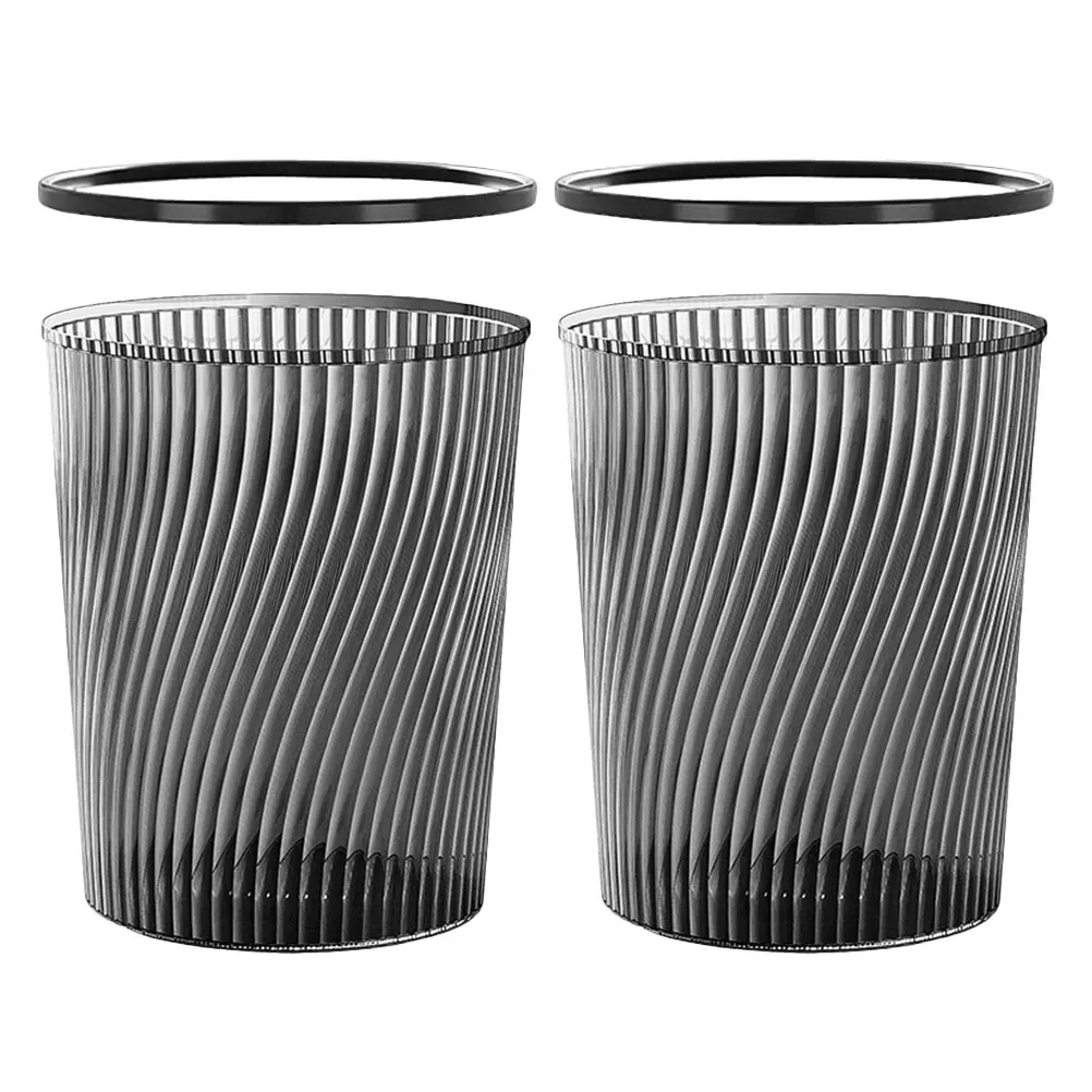 2pcs Trash Can Plastic Waste Bucket Bedroom Living Room Office Bathroom Garbage Bin Container Large Capacity Practical Design
2pcs Trash Can Plastic Waste Bucket Bedroom Living Room Office Bathroom Garbage Bin Container Large Capacity Practical Design