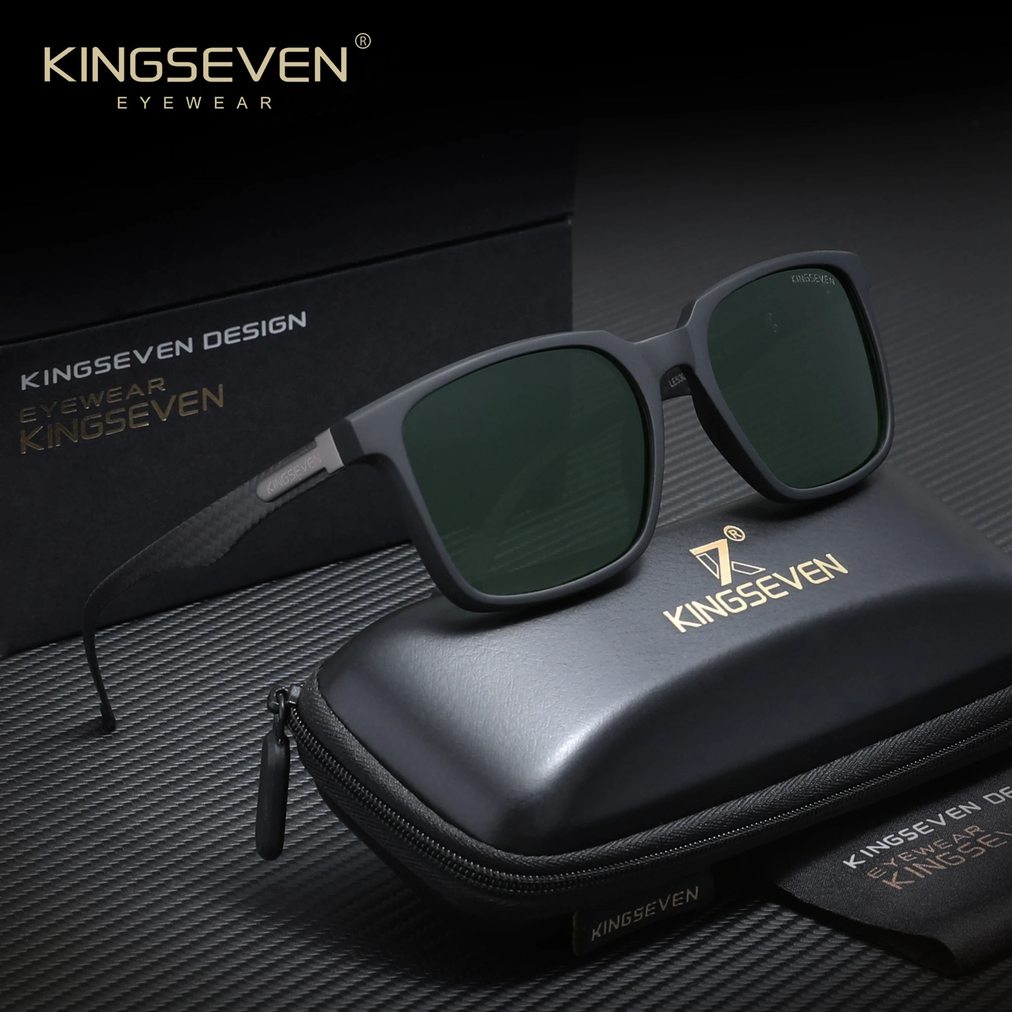 Солнцезащитные очки KINGESEVEN Classic Vintage высокого качества, поляризованные, для вождения, повседневные, для мужчин и женщин, с защитой от ультрафиолета UV400.
Солнцезащитные очки KINGESEVEN Classic Vintage высокого качества, поляризованные, для вождения, повседневные, для мужчин и женщин, с защитой от ультрафиолета UV400.