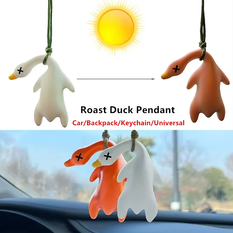 New Cute Color-Changing Roast Duck Pendant Car Accessories Interior Ornaments/Car/Backpack/Keychain/Universal With Hanging Rope
New Cute Color-Changing Roast Duck Pendant Car Accessories Interior Ornaments/Car/Backpack/Keychain/Universal With Hanging Rope