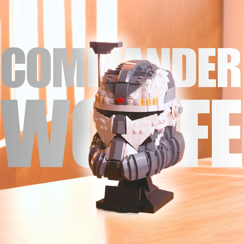1091pcs MOC Commander Wolffe Helmet Star Battle Model Building Blocks Construction Christmas Gifts Toy Creative DIY Idea Brick
1091pcs MOC Commander Wolffe Helmet Star Battle Model Building Blocks Construction Christmas Gifts Toy Creative DIY Idea Brick