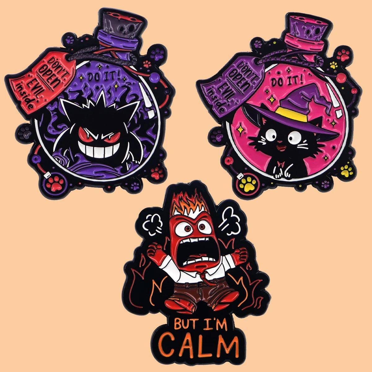 Cartoon Animals Enamel Brooches Black Cat Lapel Pins Badges On Backpack For Costume Metal Fashion Jewelry Accessories Gifts
Cartoon Animals Enamel Brooches Black Cat Lapel Pins Badges On Backpack For Costume Metal Fashion Jewelry Accessories Gifts