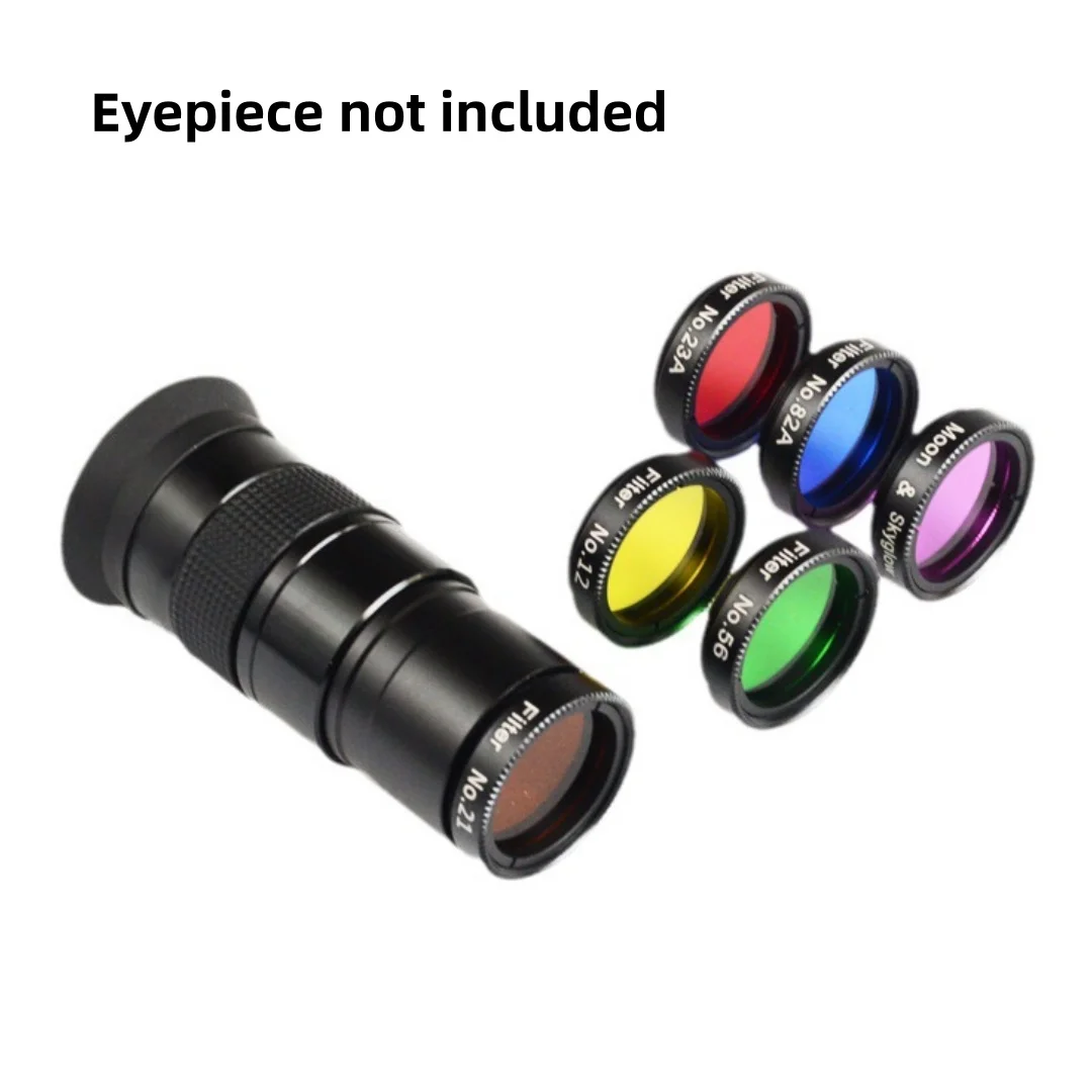 6pcs Color Filter Set 1.25 Inch 31.7mm Nebula Light Pollution Reduction Filter for Astronomical Observation Astrophotography
6pcs Color Filter Set 1.25 Inch 31.7mm Nebula Light Pollution Reduction Filter for Astronomical Observation Astrophotography