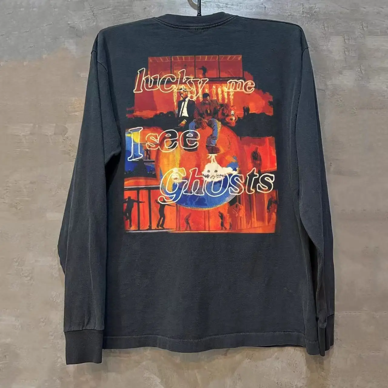 Retro Y2K Long-Sleeved Shirt Men's Hip-Hop Harajuku Streetwear Casual round Neck Top Women's Street Fashion Letter Print Loose
Retro Y2K Long-Sleeved Shirt Men's Hip-Hop Harajuku Streetwear Casual round Neck Top Women's Street Fashion Letter Print Loose