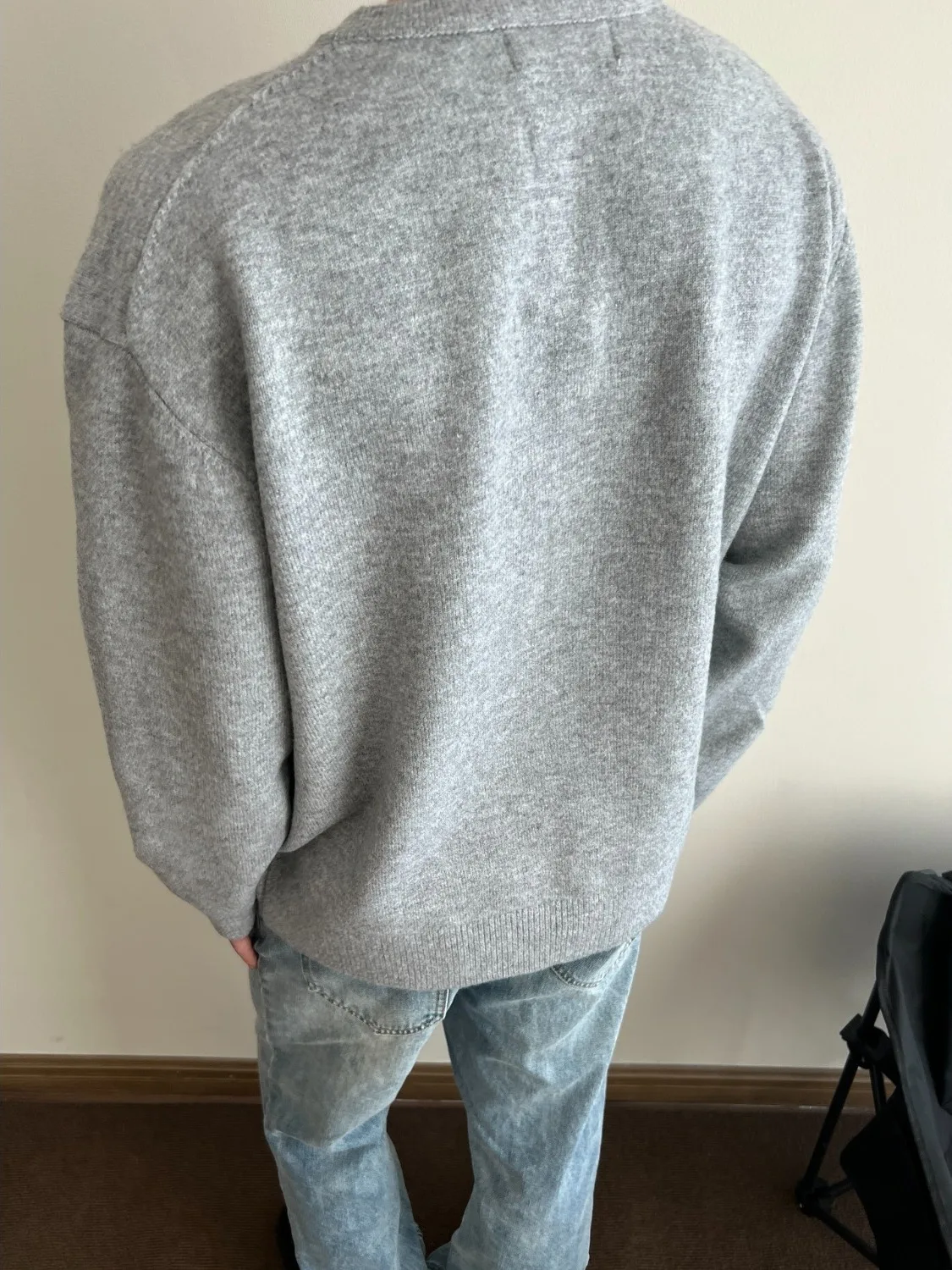 American Sle Vintage Henry Collar Knitwear Loose Casual Men Women Autumn Winter Lazy Sle Sweater Top Coat
American Sle Vintage Henry Collar Knitwear Loose Casual Men Women Autumn Winter Lazy Sle Sweater Top Coat