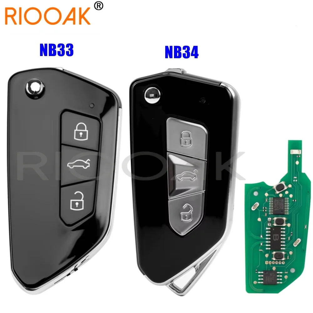 5 шт. KEYDIY KD NB33/NB34 Универсальный откидной дистанционный ключ с 3 кнопками для типа VW 
5 шт. KEYDIY KD NB33/NB34 Универсальный откидной дистанционный ключ с 3 кнопками для типа VW