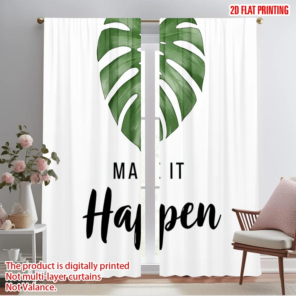 2pcs 2D flat printing Curtains Monstera Make It Happen Polyester Without Electricity Seasonal Party & Holiday Decor Perfect for
2pcs 2D flat printing Curtains Monstera Make It Happen Polyester Without Electricity Seasonal Party & Holiday Decor Perfect for