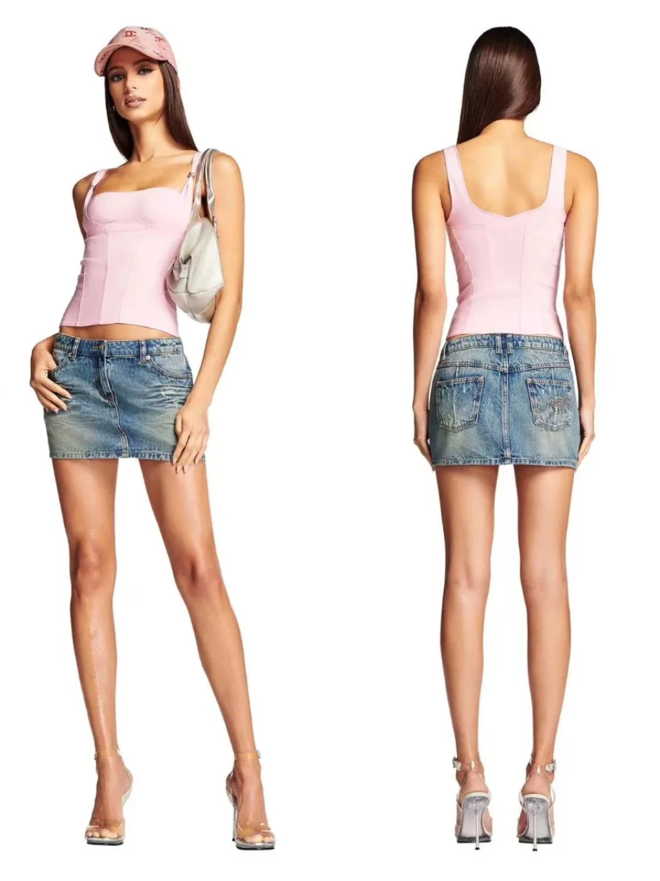 Street Sle Spicy Girl Pink Elastic Metal Bule Splice Inner Wear Strap Vest ow Belly Original Design Summer Cotto...
Street Sle Spicy Girl Pink Elastic Metal Bule Splice Inner Wear Strap Vest ow Belly Original Design Summer Cotto...